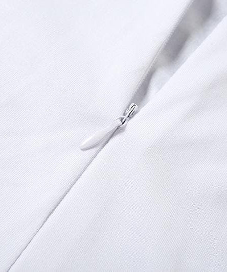 Halloween Ready! Edgy Corset Lace-Up Illusion Print Zip-Up Jumpsuit - Y2K Grunge Bodycon