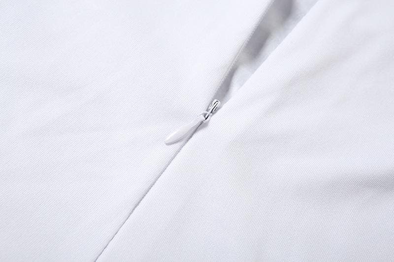 Halloween Ready! Edgy Corset Lace-Up Illusion Print Zip-Up Jumpsuit - Y2K Grunge Bodycon