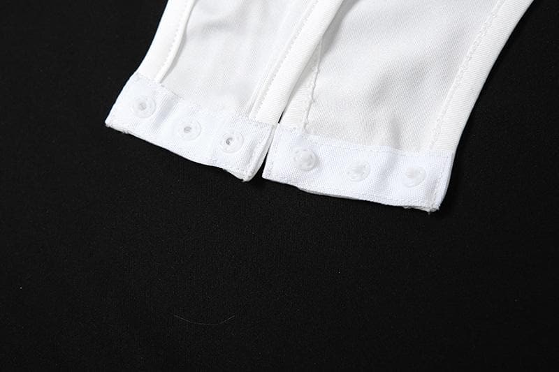 The "It Girl" O-Ring Mesh Bodysuit | Edgy Long Sleeve Top for Fall & Night Out