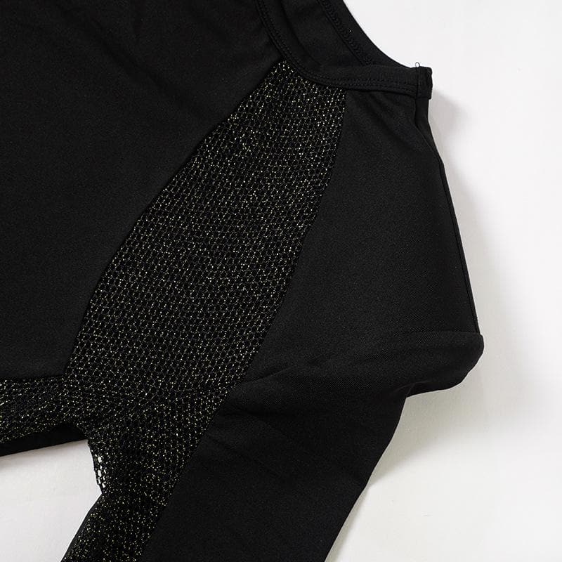 Head-Turning Fishnet Mesh Long Sleeve Bodycon Mini Dress – Your Essential Fall & Party Season Statement Piece