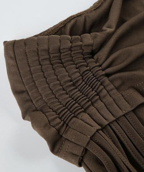 Spooky Season Chic: Y2K Low-Rise Ruched Shorts with Dazzling Beaded Tassels – Perfect for Fall Parties & Halloween