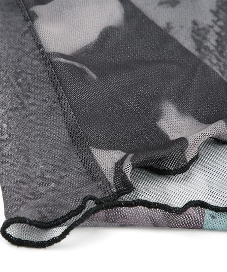 Enchanting Patchwork Mesh Maxi Slip Dress | Velvet, Lace & Fall Grunge Chic