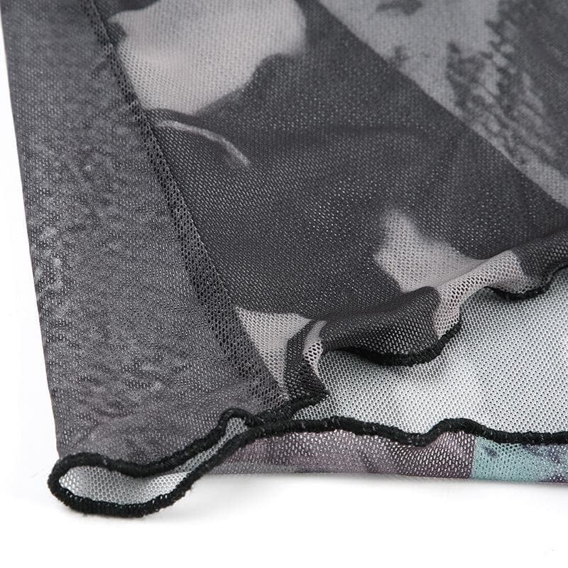 Enchanting Patchwork Mesh Maxi Slip Dress | Velvet, Lace & Fall Grunge Chic