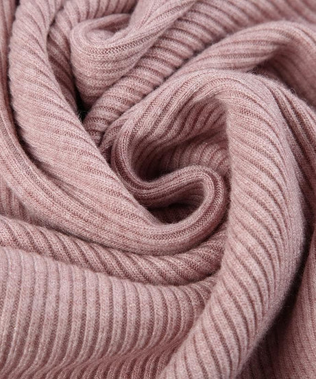 Fall Favorite: Dusty Rose Ribbed Knit Sweetheart Mini Dress | Long Sleeve Bodycon with Flirty Ruffle Hem