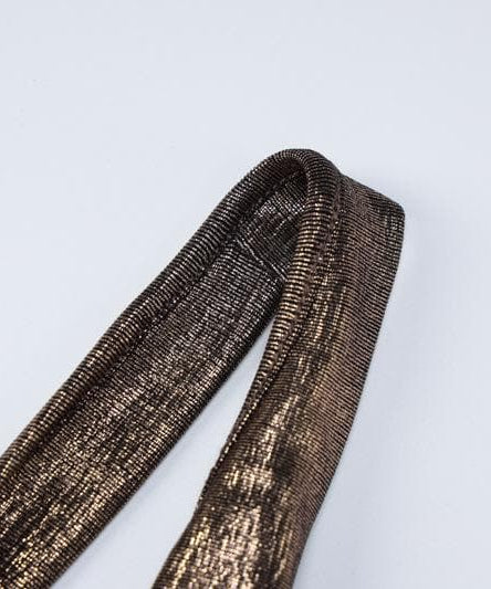 Radiant Liquid Bronze Halter Maxi Gown - Your Glamorous Pick for Holiday Parties & NYE