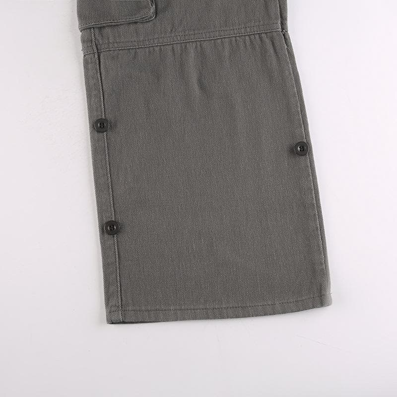 Y2K Revival Baggy Cargo Pants for Women - Effortless Fall Street Style