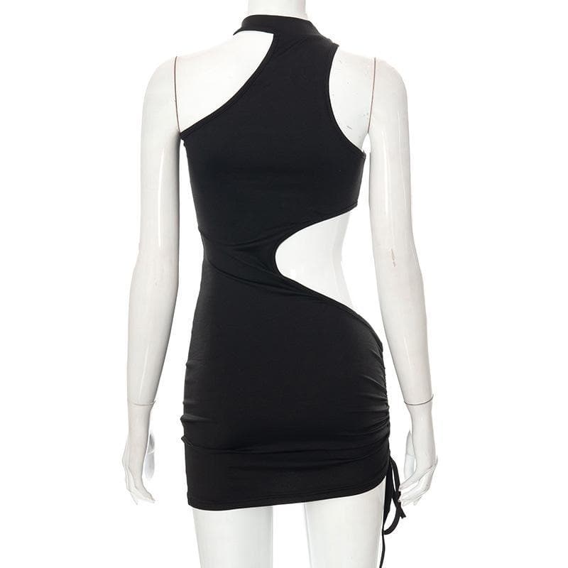 Daring Black Cut-Out Bodycon Mini Dress - Your Ultimate Fall & Holiday Party Statement