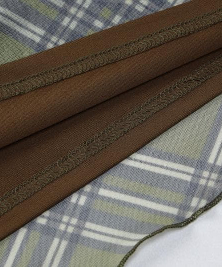 Effortless Autumn Plaid Tie-Front Bodycon Mini Dress | Chic Fall Style