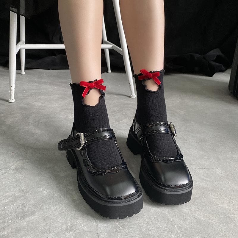 Cute Ruffle Bow Ankle Socks - Sweet & Preppy Fall Style for Women