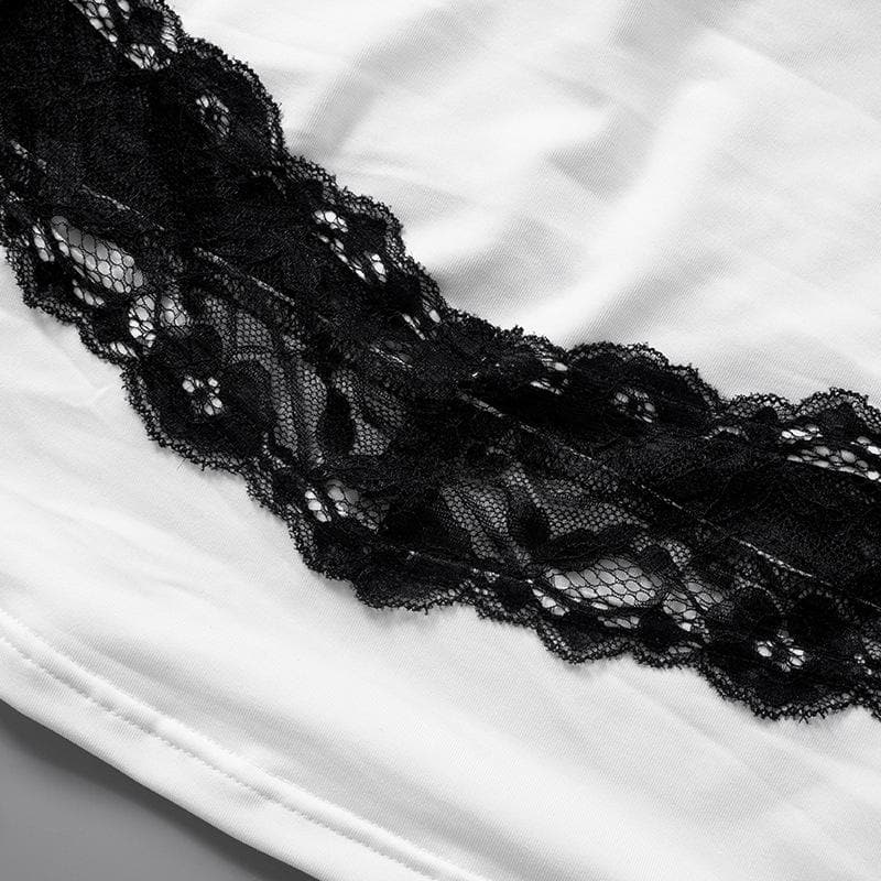 Chic Black Lace Trim Tube Top - Trendy Strapless Crop for Fall Layering & Nights Out