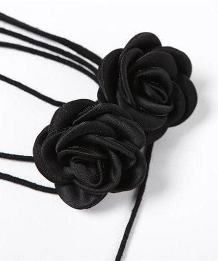 Dark Romance Black Rose Halter Ruched Bodycon Mini Dress - Fall & Holiday Party Ready