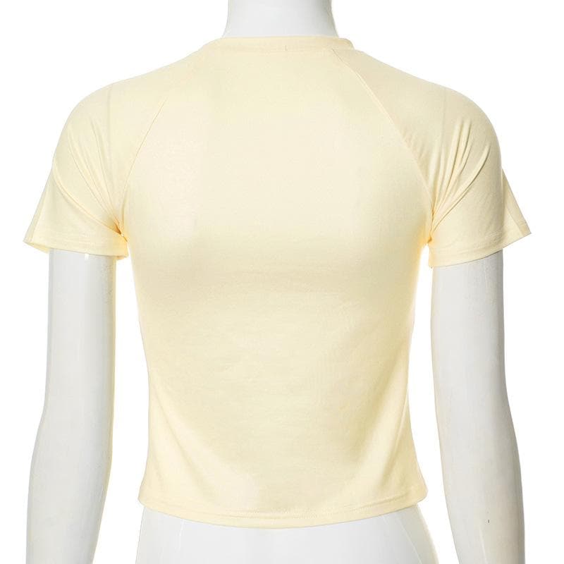 Whimsical Dancing Rats Graphic Crop Top - Unique Fall Fashion for Her