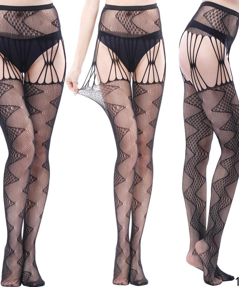 Fall & Holiday Glamour: High Waist Suspender Garter Tights & Pantyhose Collection – Fishnet, Lace & Beyond