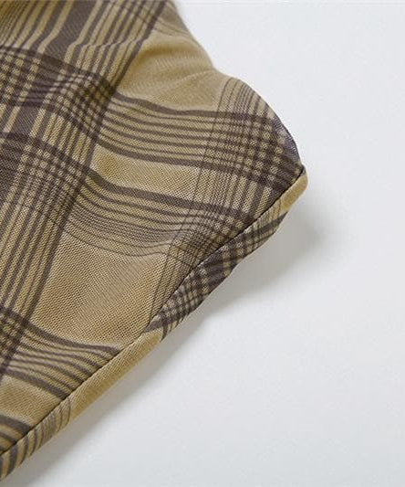 Autumn Chic Low-Rise Plaid Maxi Skirt - Effortless Flowy Silhouette