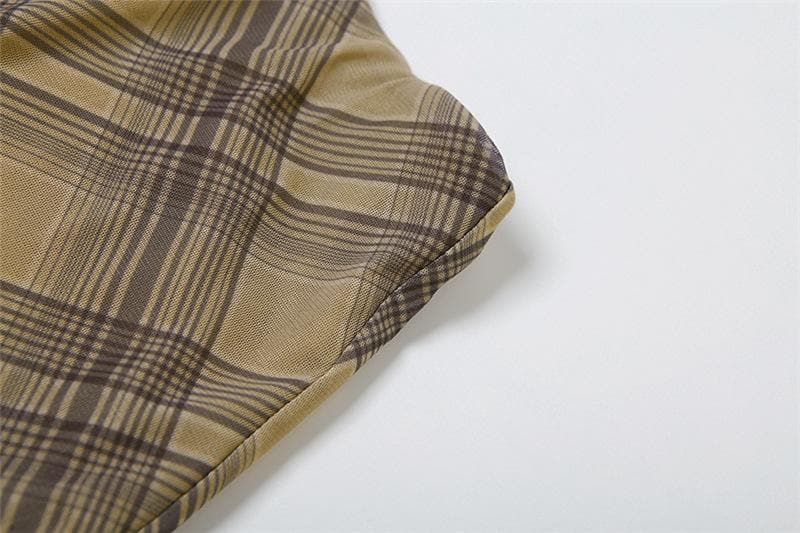 Autumn Chic Low-Rise Plaid Maxi Skirt - Effortless Flowy Silhouette