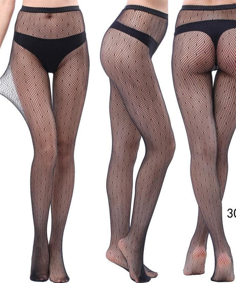 Fall & Holiday Glam: High-Waist Patterned & Fishnet Tights Collection - 12 Chic Styles