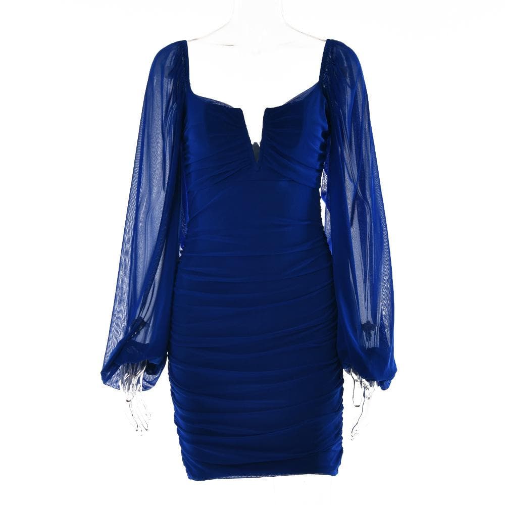 Stunning Mauve Off-Shoulder Ruched Mini Dress - Your Fall Party & Holiday Glam Go-To!