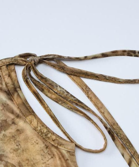 Fierce Y2K Leopard Print Halter Crop Top & Maxi Skirt Set - Fall Getaway & Night Out Chic