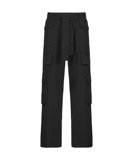 Y2K Revival Baggy Cargo Pants for Women - Effortless Fall Street Style
