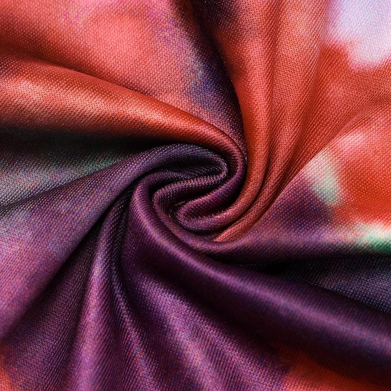 Autumn Bloom Strapless O-Ring Ruffle Midi Dress - Vibrant Party & Cocktail Chic