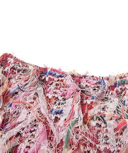 Vibrant Fringe Mini Skirt | Stand Out Textured Tassel Style for Fall Parties