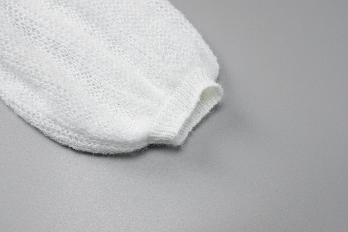 Effortless Glamour: One-Shoulder Sheer Knit Puff Sleeve Top | Fall Style Statement