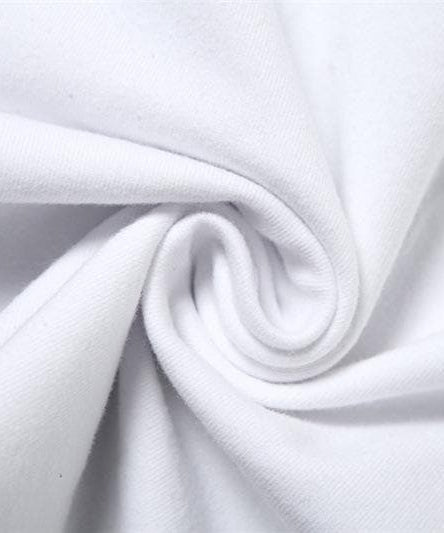 Too Good To Be True White Graphic Crop Top - Trendy Fitted Tee for Effortless Fall Style