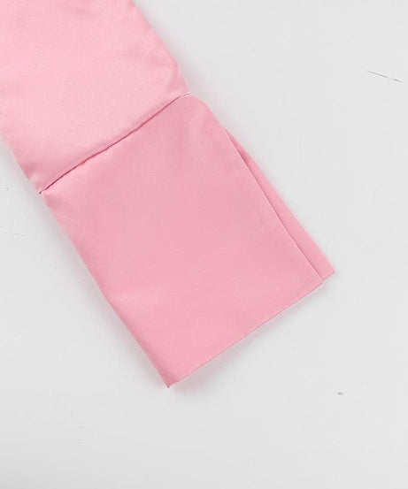 Barbiecore Pink Strapless Mini Dress with Detachable Sleeves | Holiday Party Ready