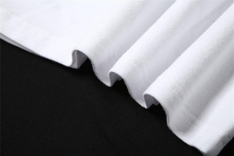 Too Good To Be True White Graphic Crop Top - Trendy Fitted Tee for Effortless Fall Style