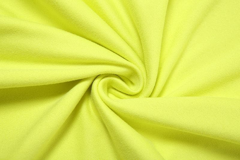 Radiant Neon Yellow One-Shoulder Ruched Maxi Dress with High Slit – The Ultimate Statement for Vacations & Special Events
