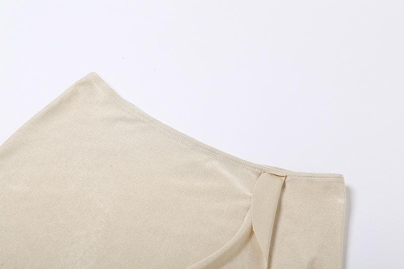 Glamorous Champagne Ruffle Floral Two-Piece Set | Your Holiday Party & Night Out Essential