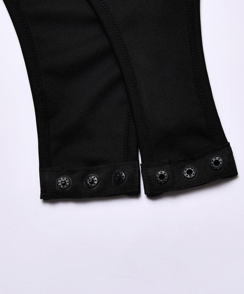 Effortless Elegance: Backless Sweetheart Bodysuit with Sheer Puff Sleeves | Fall & Holiday Chic