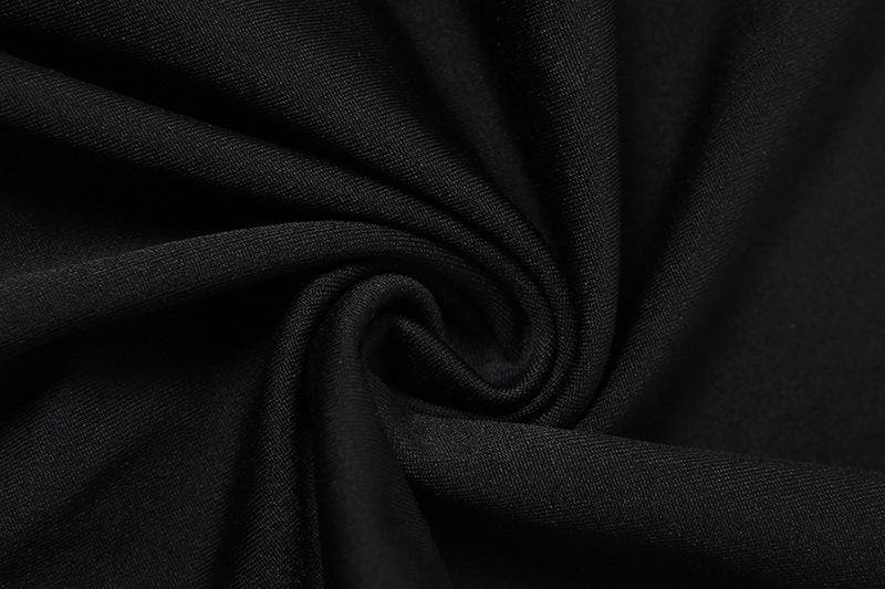 Effortless Chic: Black Ruched Long Sleeve Maxi Dress - Fall & Holiday Style