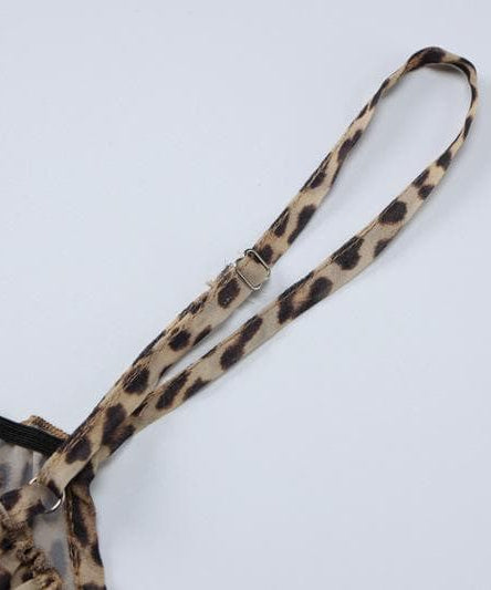 Wild Instincts Leopard Print Cami & Ruffle Shorts Set - Fall Getaway & Luxe Loungewear