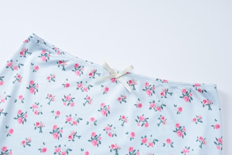 Autumn Bloom Ditsy Floral Cami & Maxi Skirt Set - Chic 2-Piece Y2K Outfit for Effortless Style