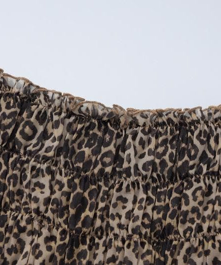 Wild Instincts Leopard Print Cami & Ruffle Shorts Set - Fall Getaway & Luxe Loungewear