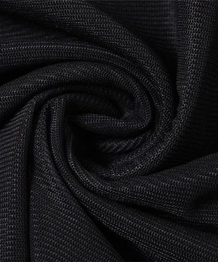 Sultry Orchid Blossom Mock Neck Mini Dress - Black Ruched Mesh for Fall & Holiday Parties