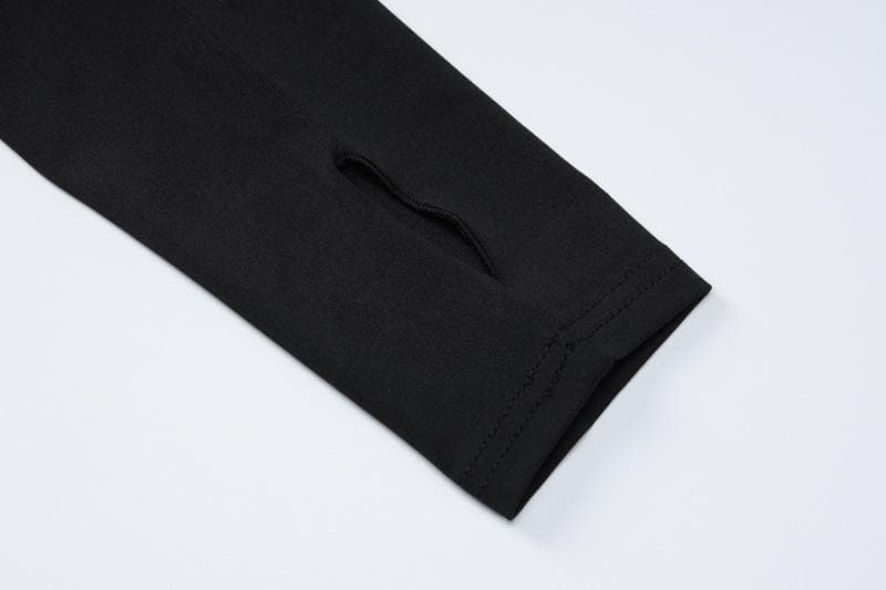 Fall Chic Seamless Workout Set: Crop Top & High-Waist Leggings with Thumbholes
