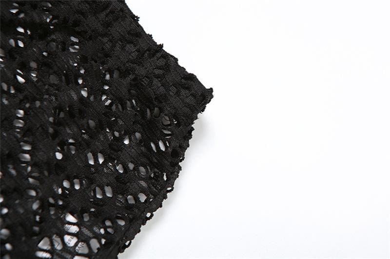 Radiant Bloom Crochet Knit Crop Top & Flared Pants Set - Your Chic Winter Escape Essential