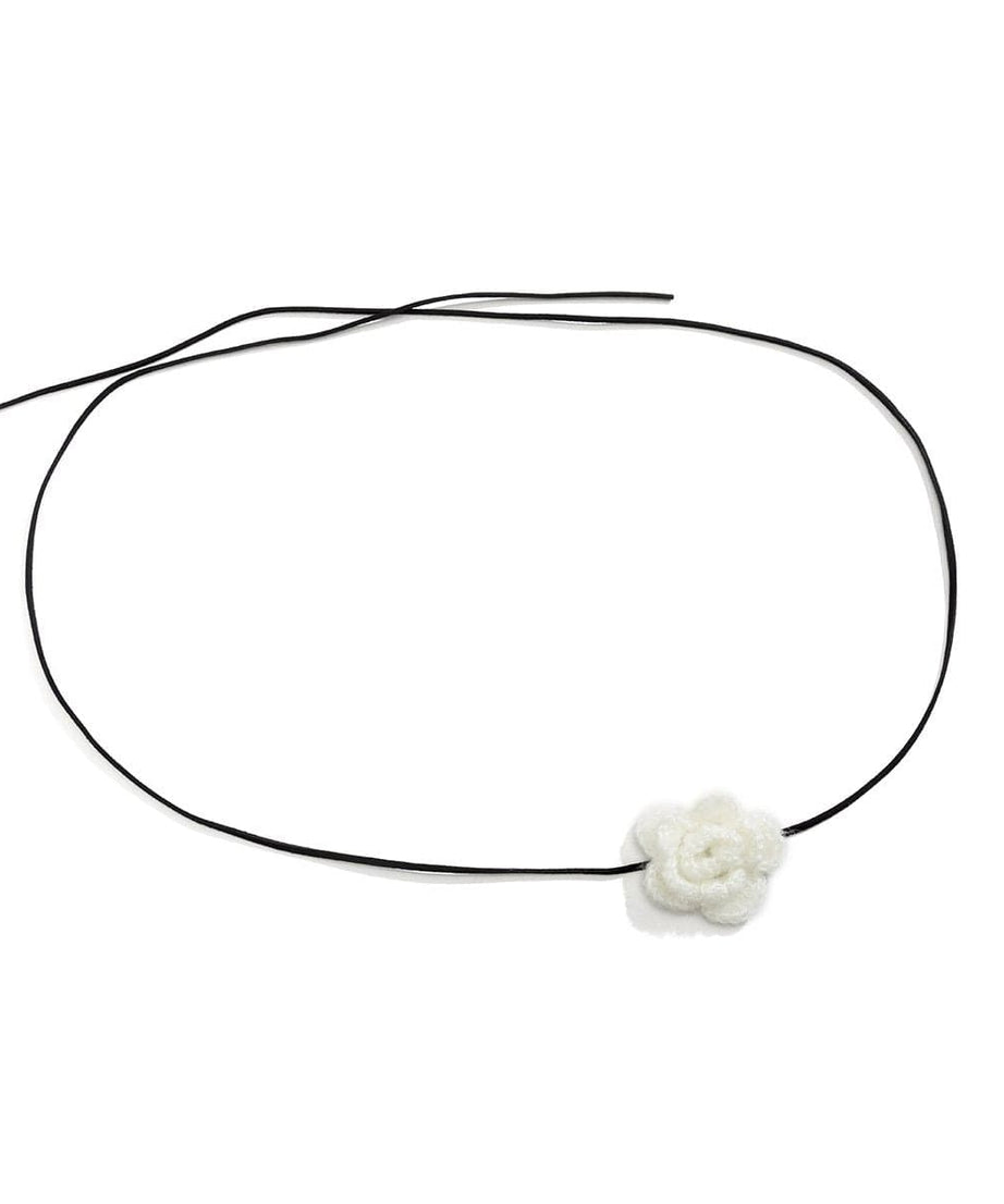 Fall Bloom Adjustable Waist Chain - Delicate Boho Knitted Flower Body Jewelry