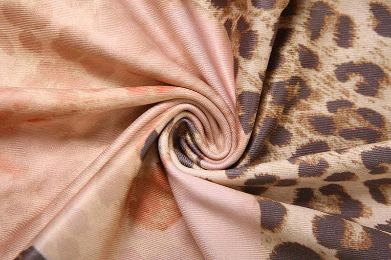 Fierce Leopard & Abstract Floral Maxi Cami Dress - Chic Fall & Holiday Party Ready