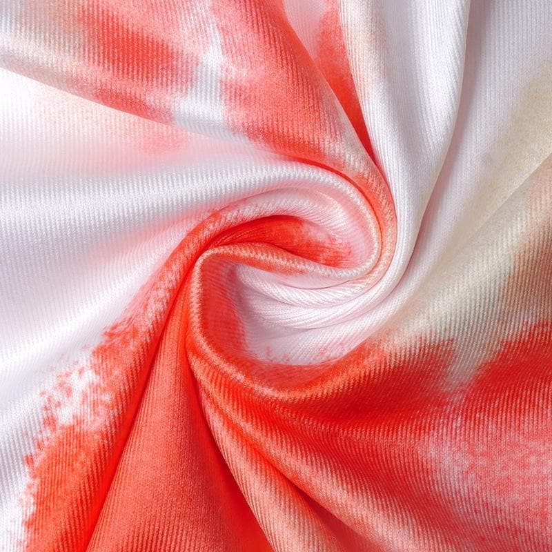 Chic Tie-Dye Bodycon Maxi Dress with Cross Back - Fall & Holiday Ready