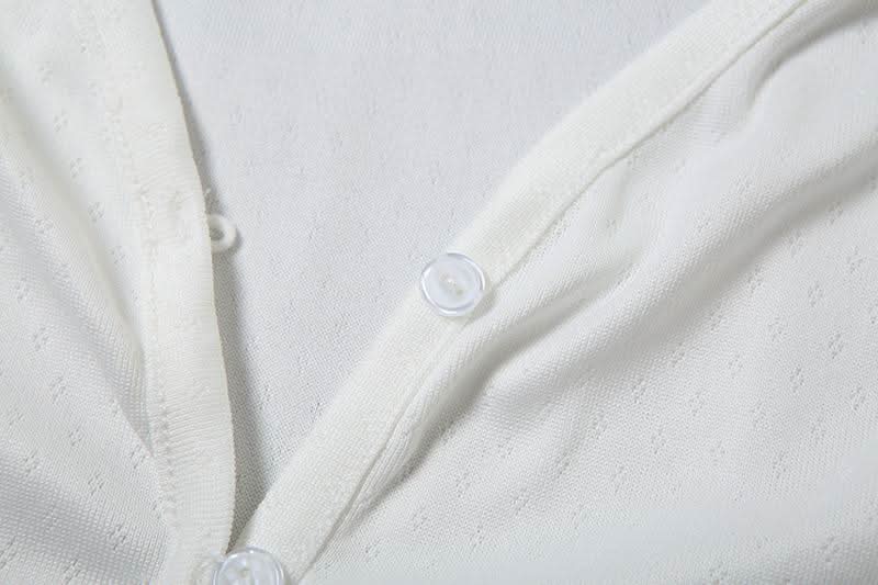 Dreamy Fall Comfort: Women's Long Sleeve Crop Top & Ruffle Shorts Loungewear Set