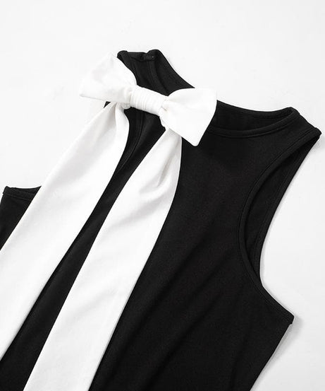Chic Bow Detail Sleeveless Tank Top – Fall & Holiday Style Essential for Women