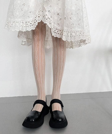 Dark Romance Hollow Heart Fishnet Tights - Your Essential Fall & Halloween Statement