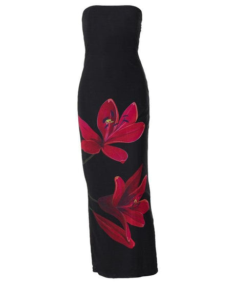 Autumn Bloom Halter Maxi Dress | Draped Cowl Neck & Backless for Elegant Fall Events & Resort Getaways