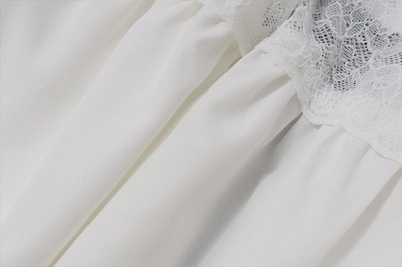 Effortless White Smocked Strapless Maxi Dress - Tiered Lace Boho Style for Your Resort Getaway