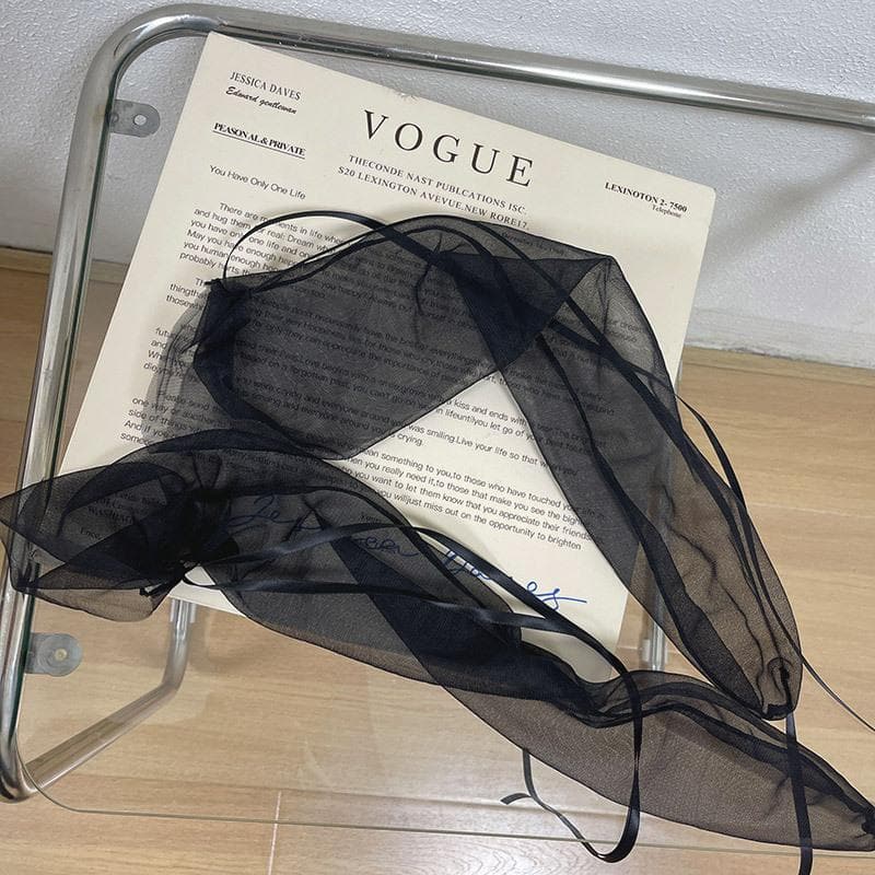 Elegant Sheer Ribbon Wrap Socks - Your Must-Have for Fall & Holiday Style