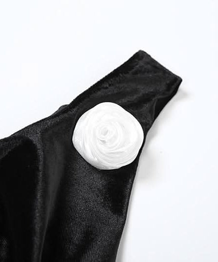 The Opulent Velvet Maxi: Black Cowl Neck Gown with Slit & Backless Design | Fall & Holiday Party Ready