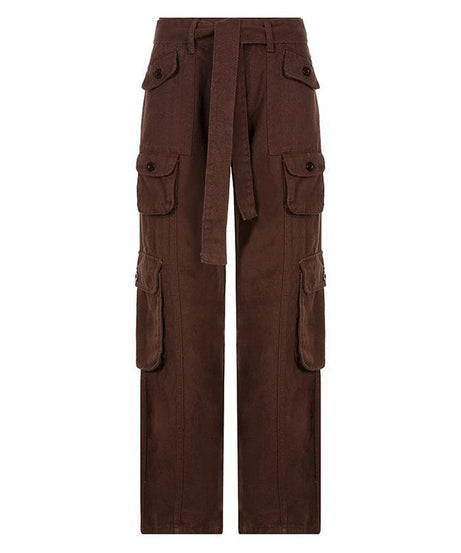 Y2K Revival Baggy Cargo Pants for Women - Effortless Fall Street Style